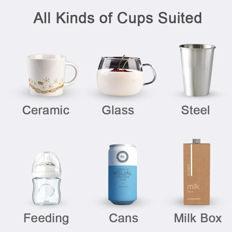 Smart Mug Warmer Tempered Glass Adjustable Temperature