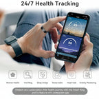 Smart Ring Heart Rate & Blood Oxygen Sleep Tracking