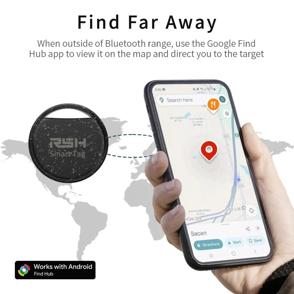 Smart Tracker Set Bluetooth 5-Pack Android Compatible