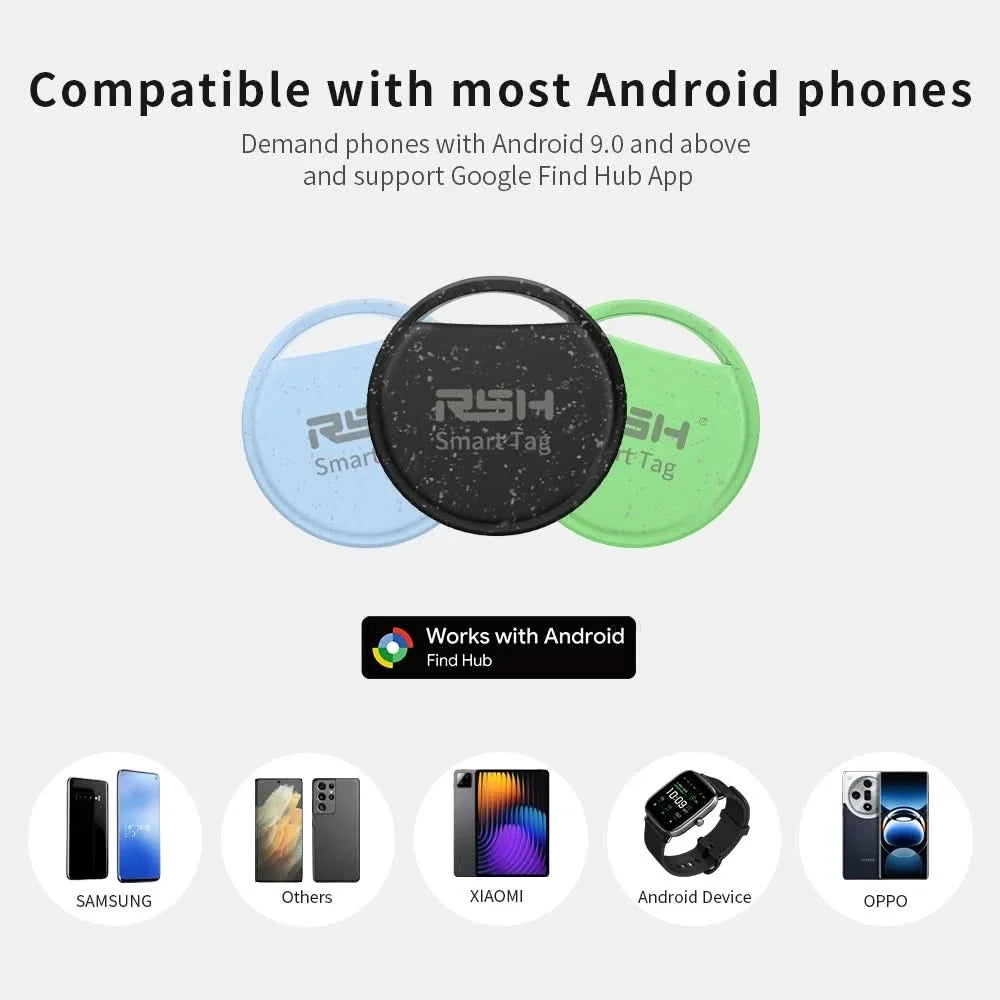 Smart Tracker Set Bluetooth 5-Pack Android Compatible