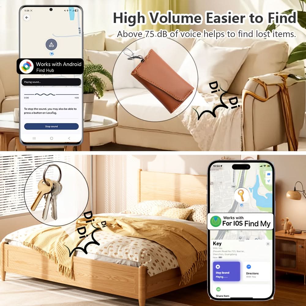 Smart Tracker iOS & Android Compatible Compact Lightweight