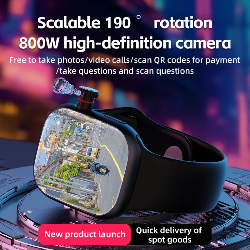 Smart Watch 4G LTE Single SIM Retractable Camera