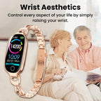 Smart Watch Blood Oxygen & Blood Pressure Diamond-Accent