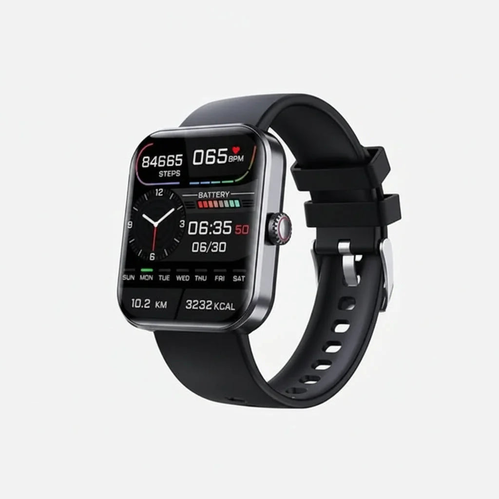 Smart Watch Blood Pressure & Blood Sugar Bluetooth Calling