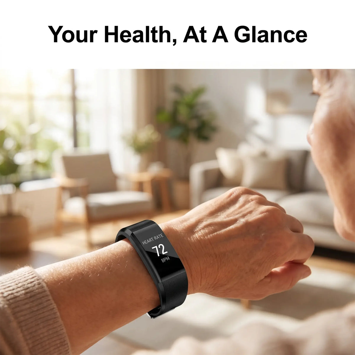 Smart Watch Blood Pressure & Heart Rate Monitor