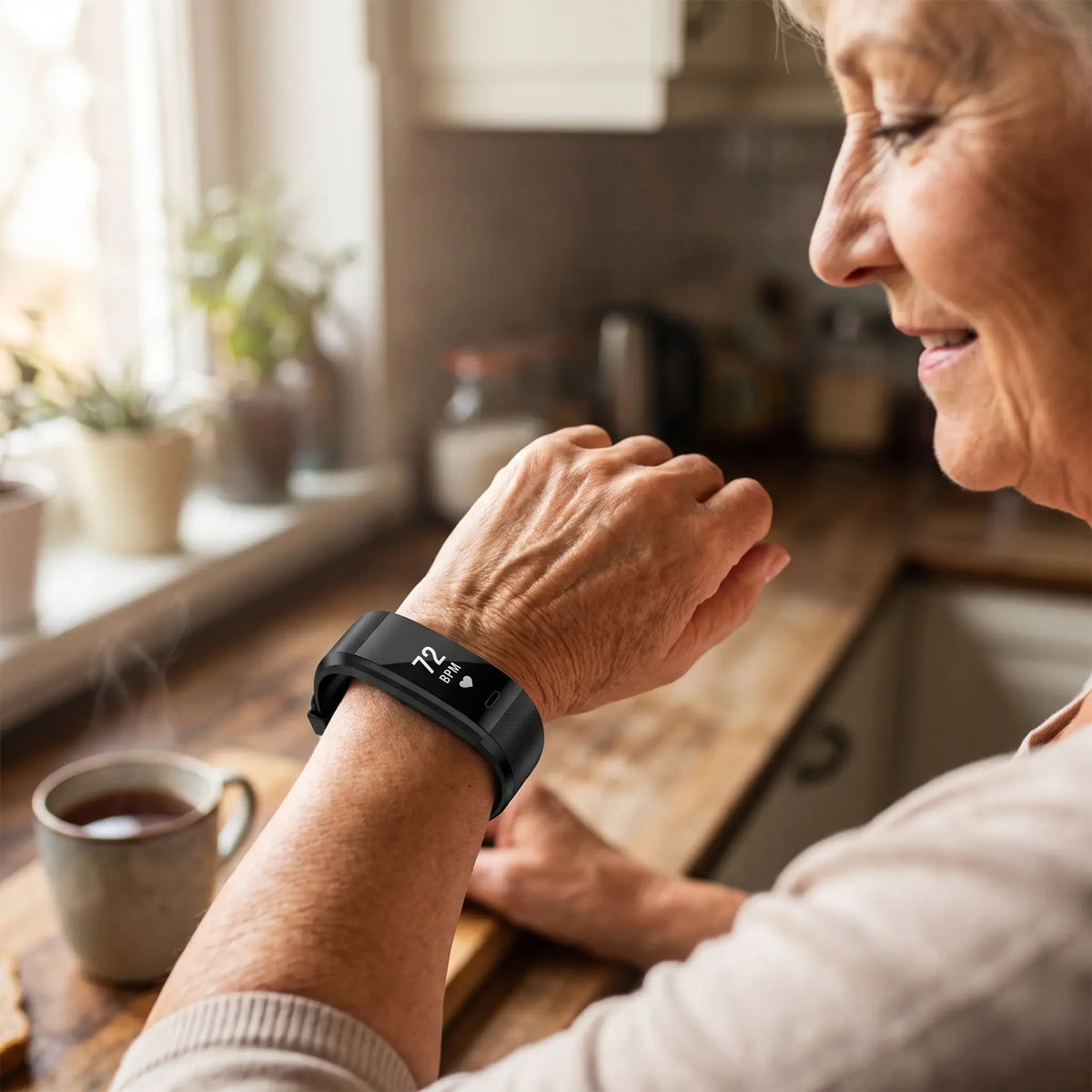 Smart Watch Blood Pressure & Heart Rate Monitor