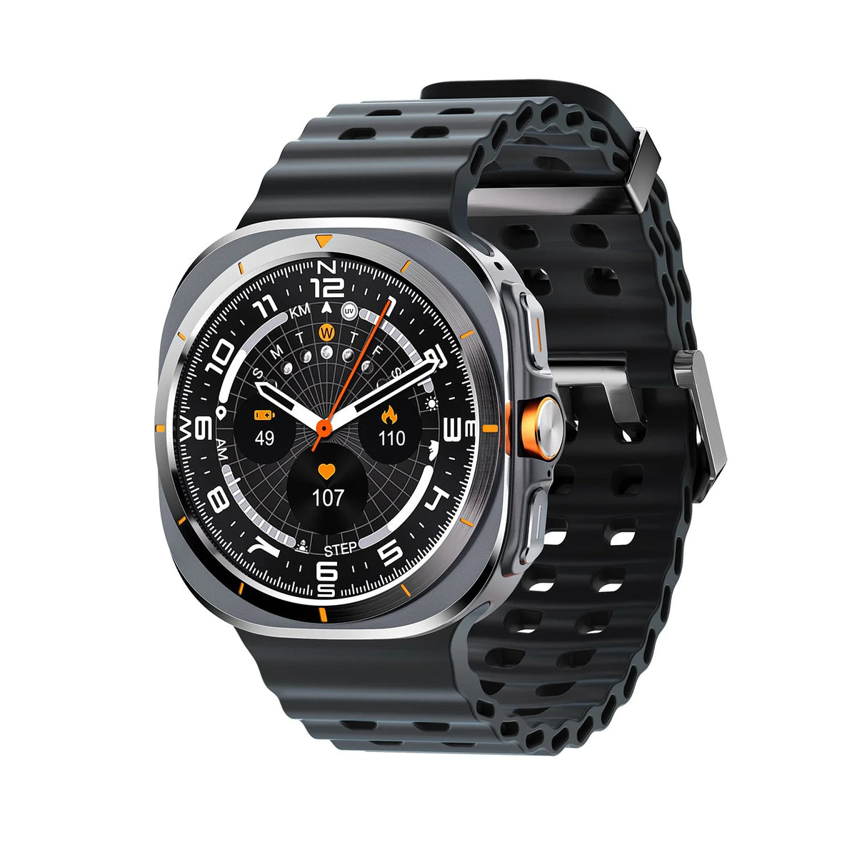 Smart Watch Built-In GPS 3ATM Water-Resistant Heart Monitor