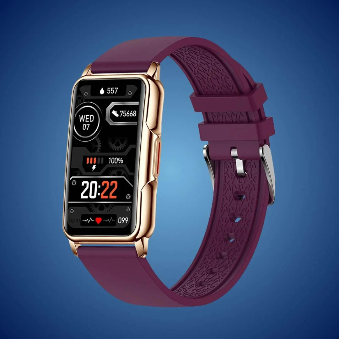 Smart Watch Heart Rate & Sleep Monitor IP68 7-Day Battery