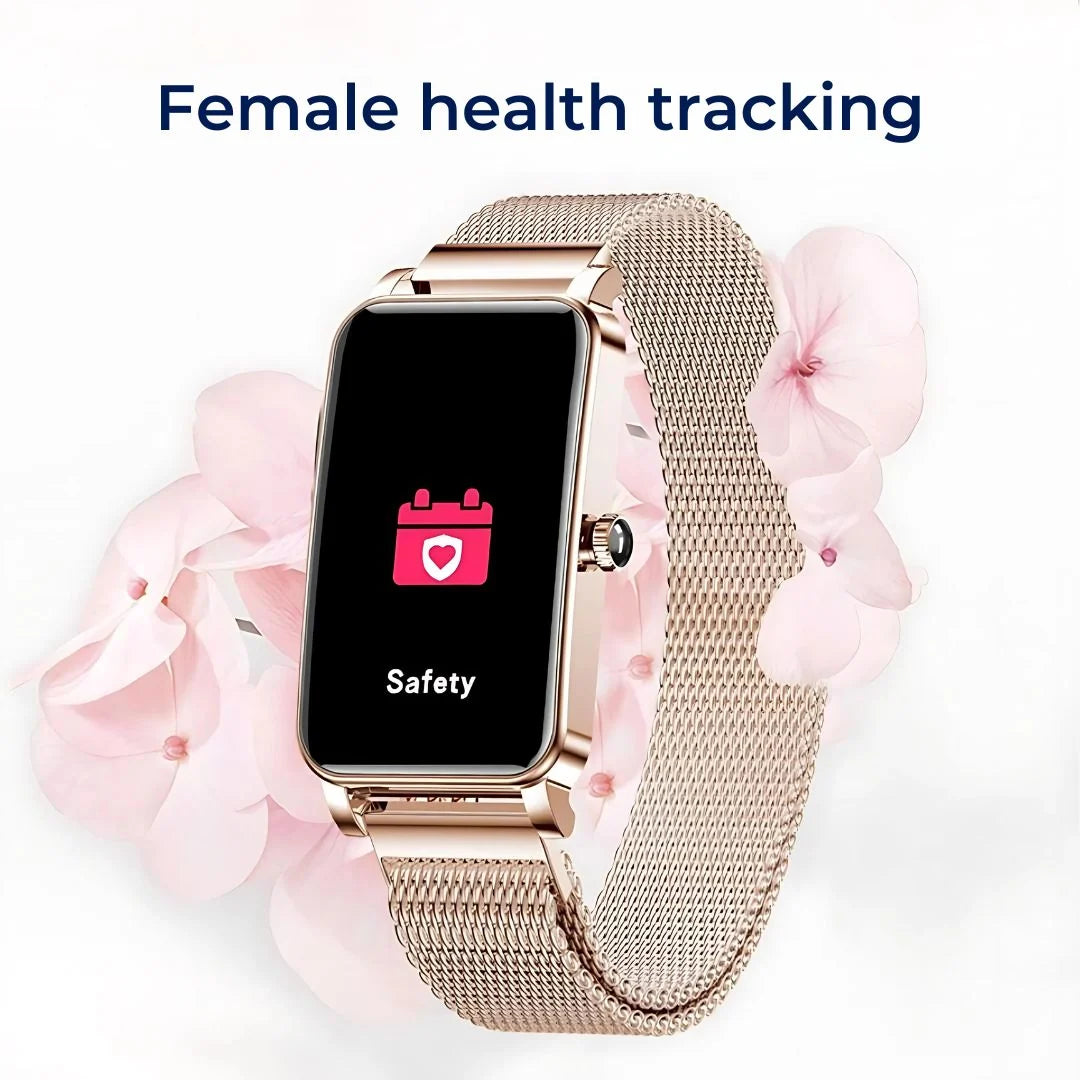 Smart Watch Heart Rate & Sleep Monitor IP68 7-Day Battery