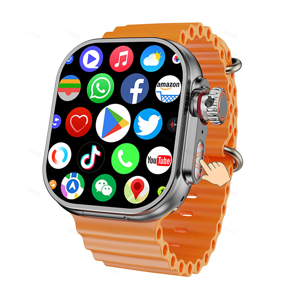 Smart Watch Rotating Camera 4G LTE All-Day Battery