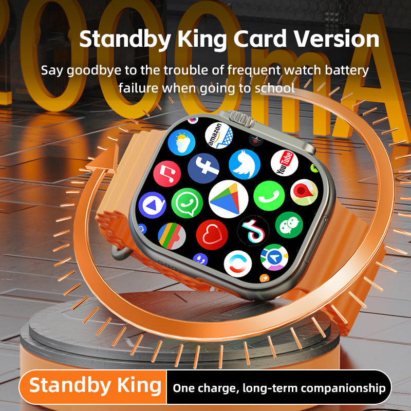 Smart Watch Rotating Camera 4G LTE All-Day Battery