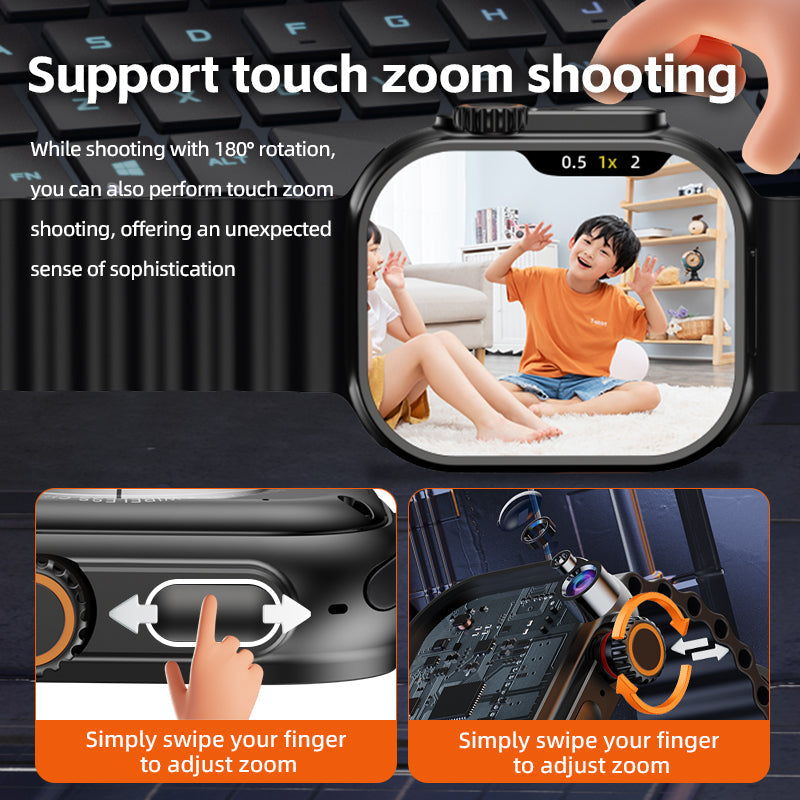 Smart Watch Rotating Camera 4G LTE All-Day Battery