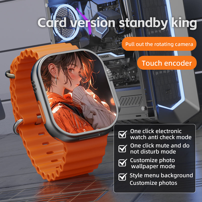 Smart Watch Rotating Camera 4G LTE All-Day Battery