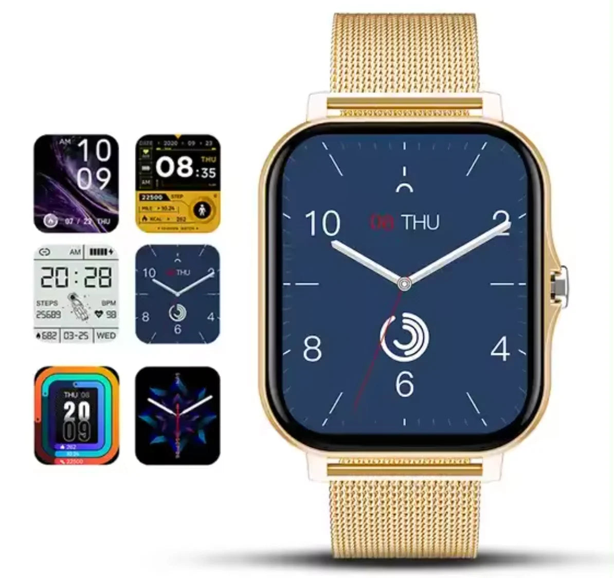 Smart Watch Slim Touchscreen Heart Rate & Blood Pressure