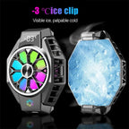 Smartphone Cooling Fan Clip-On Smart Temp Display