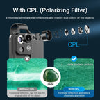 Smartphone Microscope 200x LED Ring USB Rechargeable