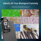 Smartphone Microscope 200x LED Ring USB Rechargeable