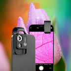 Smartphone Microscope 200x LED Ring USB Rechargeable