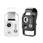 Smartphone Microscope Lens 200X Optical Glass Universal Clip-On