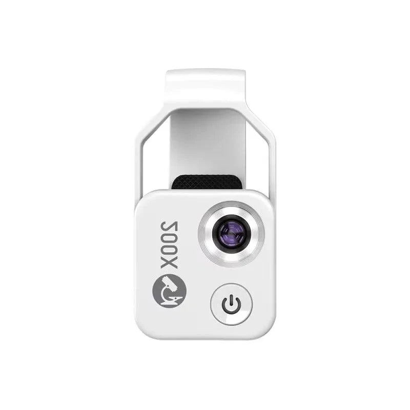 Smartphone Microscope Lens 200X Optical Glass Universal Clip-On