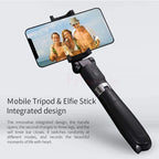 Smartphone Selfie Stick Tripod Telescopic Bluetooth Remote & Rechargeable