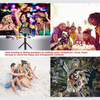 Smartphone Selfie Stick Tripod Telescopic Bluetooth Remote & Rechargeable