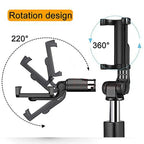 Smartphone Selfie Stick Tripod Telescopic Bluetooth Remote & Rechargeable