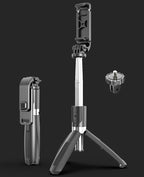 Smartphone Selfie Stick Tripod Telescopic Bluetooth Remote & Rechargeable