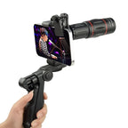 Smartphone Telescope Lens 18X Magnification Aluminum Body Adjustable Clip