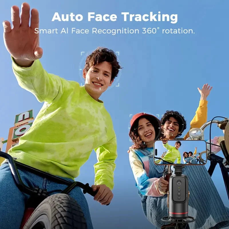 Smartphone Tripod AI Face Tracking & Gesture Control