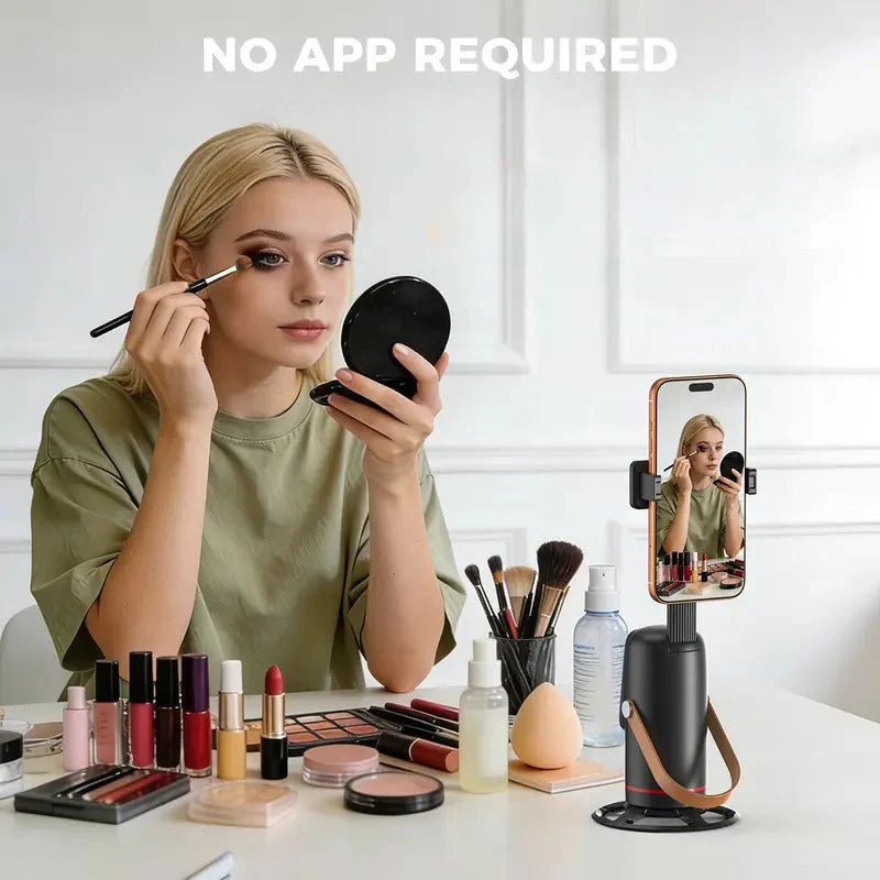 Smartphone Tripod AI Face Tracking & Gesture Control