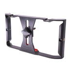Smartphone Video Rig Ergonomic Handle Cold Shoe Mounts