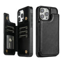 Smartphone Wallet Case PU Leather Card Slots & Magnetic Closure