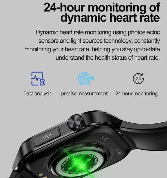 Smartwatch 2.04 Inch AMOLED Bluetooth Calling & SOS