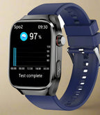 Smartwatch 2.04-Inch AMOLED ECG & Glucose Monitor 15-Day Battery