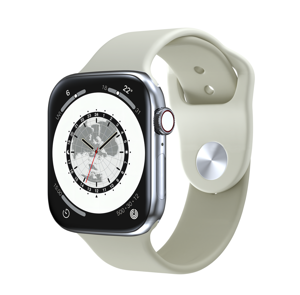 Smartwatch 2.04-Inch AMOLED Heart Rate & SpO2