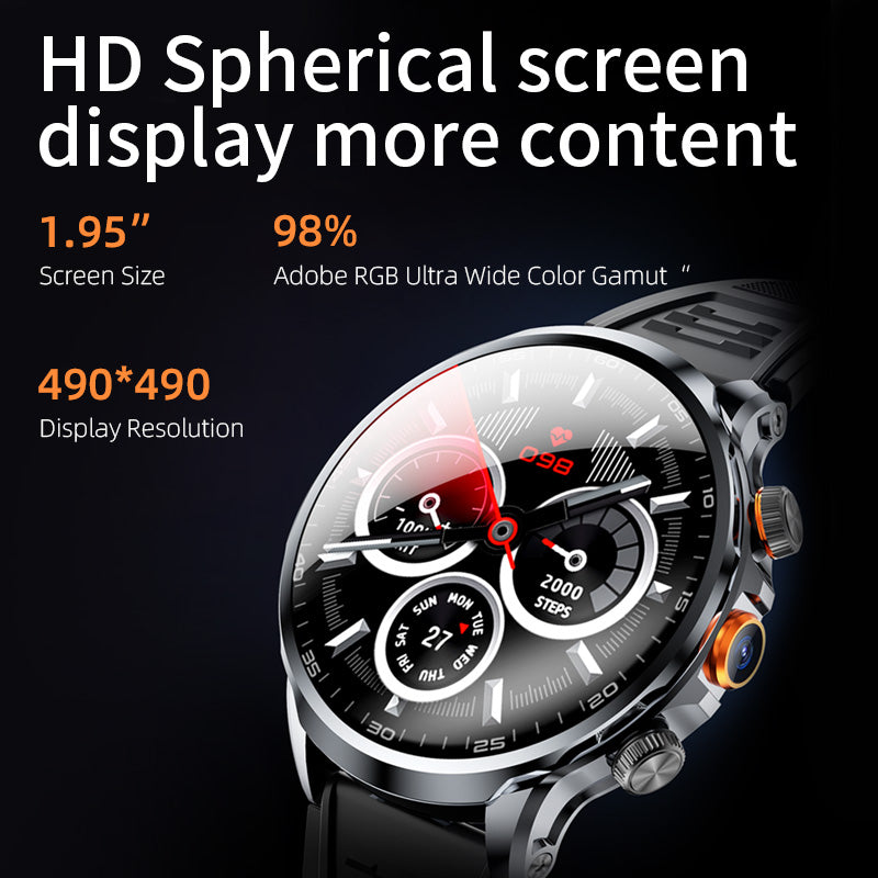 Smartwatch 4G LTE GPS Health Sensors