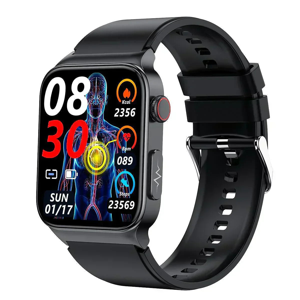Smartwatch Activity & Sleep Tracking 59-Day Battery Life