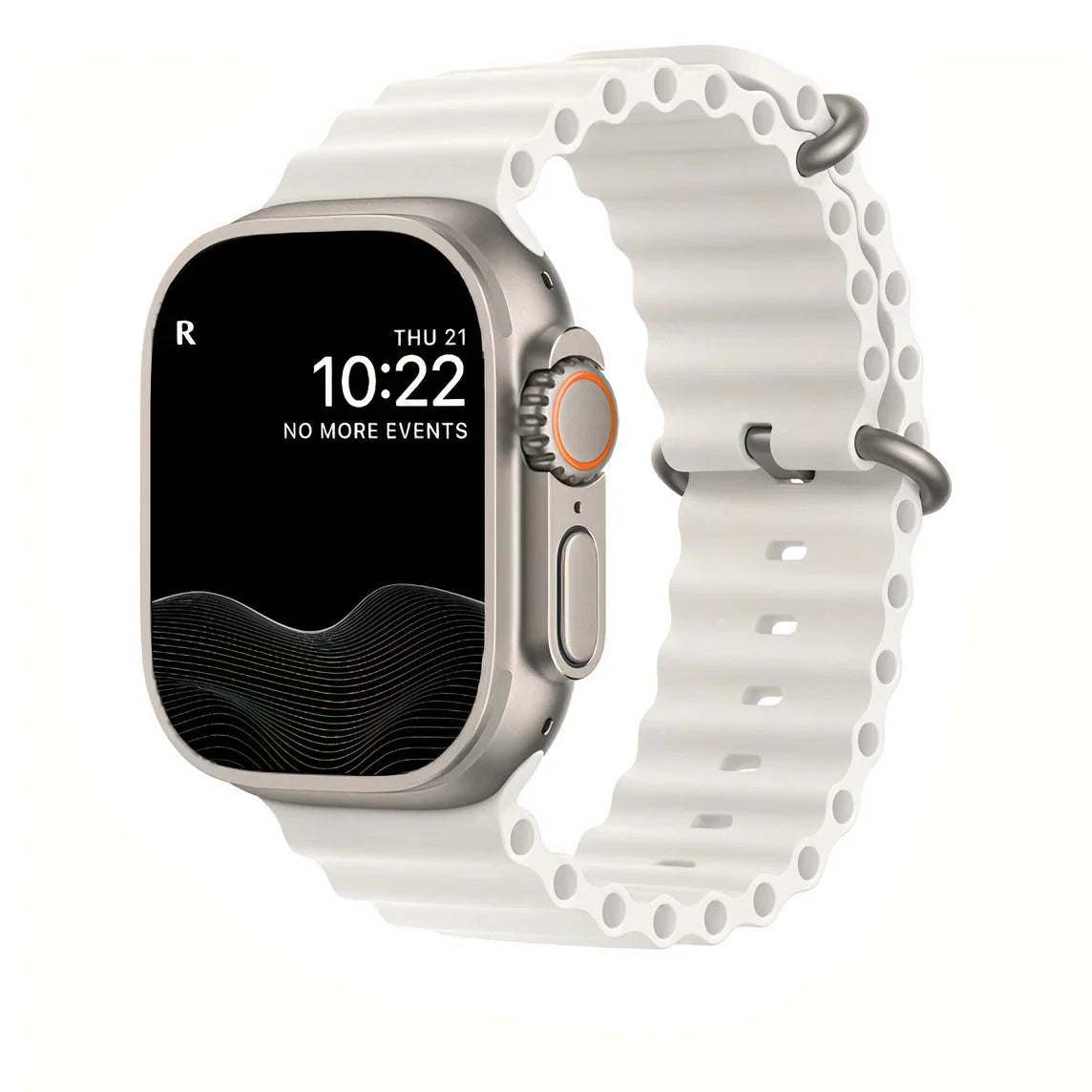 Smartwatch Band Tubular Elastic Water-Resistant Silicone Fits 40-49mm
