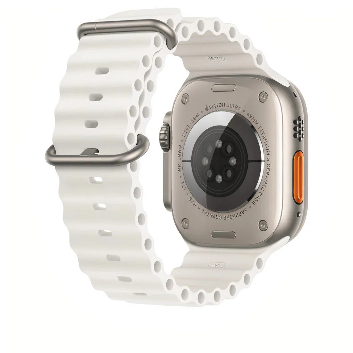 Smartwatch Band Tubular Elastic Water-Resistant Silicone Fits 40-49mm