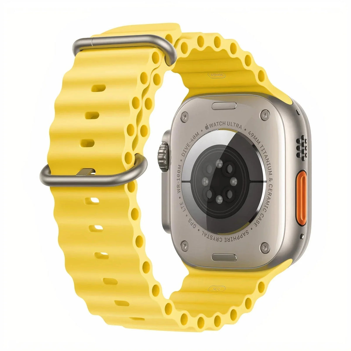 Smartwatch Band Tubular Elastic Water-Resistant Silicone Fits 40-49mm