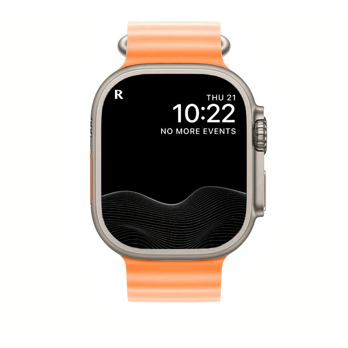 Smartwatch Band Tubular Elastic Water-Resistant Silicone Fits 40-49mm