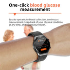 Smartwatch Blood Pressure ECG & Blood Sugar Monitor