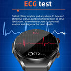Smartwatch Blood Pressure ECG & Blood Sugar Monitor