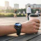 Smartwatch Blood Pressure & Glucose Tracking NFC Payment