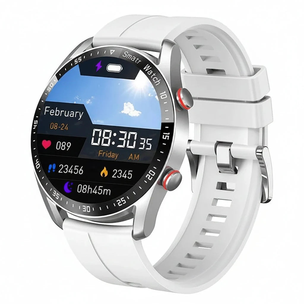 Smartwatch Blood Pressure & Glucose Tracking NFC Payment
