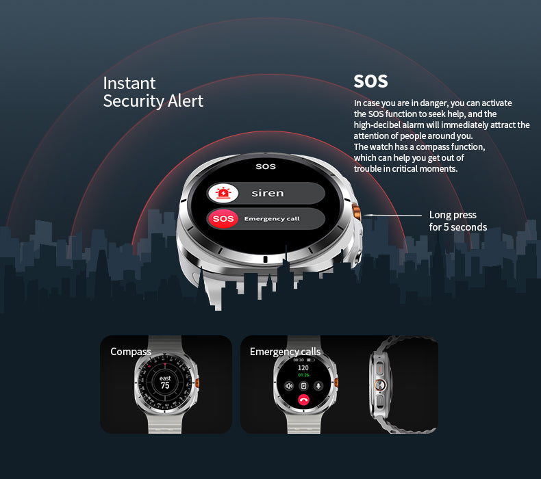 Smartwatch Bluetooth Calling Heart Rate & SpO2