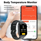 Smartwatch ECG & Blood Glucose 1.83 Inch HD Display