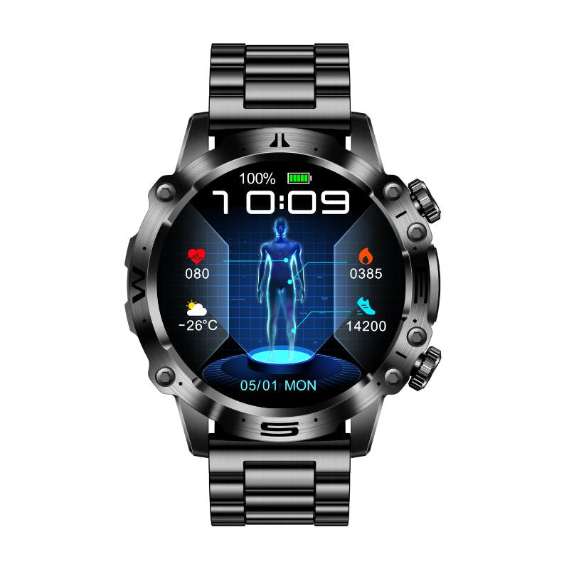 Smartwatch ECG Blood Sugar & Blood Pressure