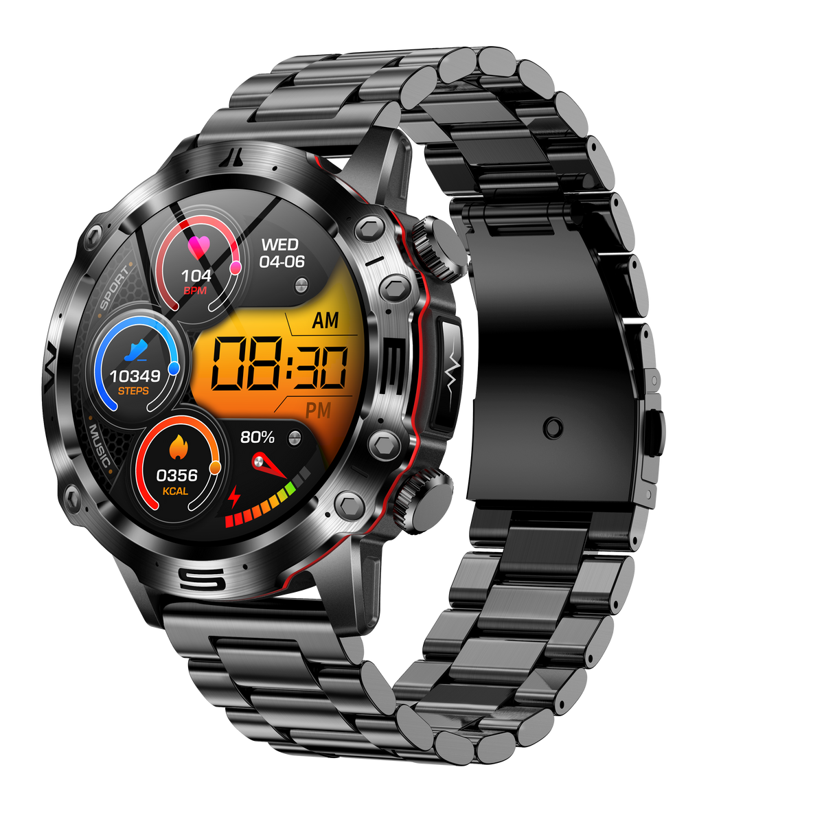 Smartwatch ECG Blood Sugar & Blood Pressure